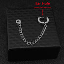 Stainless Steel Earrings Anti-Lost Ear Clip Wireless Bluetooth Earphone Holders Accessories Women Men Earrings for Airpods