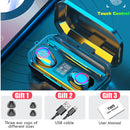 TWS Bluetooth 5.0 Earphones 3000mAh Charging Box Sports Waterproof Headphone 9D Stereo Earbuds Headsets power bank Headsets