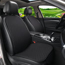 Funda protectora de verano para asiento de coche, cojín de asiento de lino para respaldo delantero y trasero de lino automático, almohadilla para Interior automotriz, camión, Suv, furgoneta