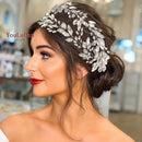 YouLaPan HP312 Bridal Hair Pieces Bridemaids Head Pieces Crystal Headbands for Women Jeweled Hair Accessories Rhinestone Tiara