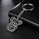 LLavero de protección Skyrim Koala, soporte para Llavero, llaveros de coche de acero inoxidable encantadores para hombres y mujeres, colgante de regalo conmemorativo para bolsa