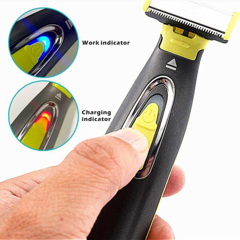 MLG Washable Rechargeable Electric Shaver Beard Razor Body Trimmer Men Shaving Machine Hair Face Care Cleaning