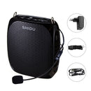 SHIDU 10W Portable Voice Amplifier Wired Microphone Audio Speaker Natural Stereo Sound Loudspeaker for Teacher Megaphone S258