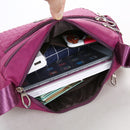 Bolsos de mensajero de nailon impermeables a la moda para mujer Carteira Vintage Hobos bolso de mano para mujer bolsos cruzados para mujer bolsos de hombro