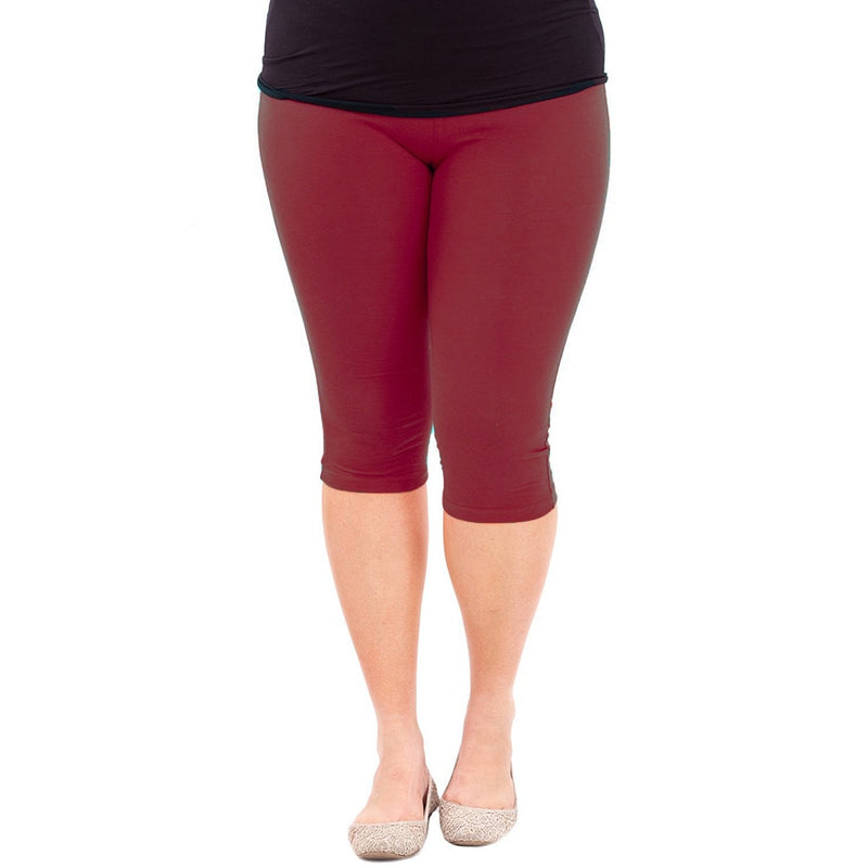 Heiße Frauen-Leggings-Training plus Größen-Leggings-Baumwollelastische Taillen-beiläufige feste Frühlings-Sommer-Modal-Gamaschen-Stretch-Hosen Billig