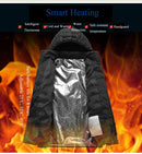 4 Areas Winter Outdoor Charging Heating Jackets Temperaturing Heated Jackets USB Men&#39;s Women&#39;s Warm Sports Thermal Heatable Vest