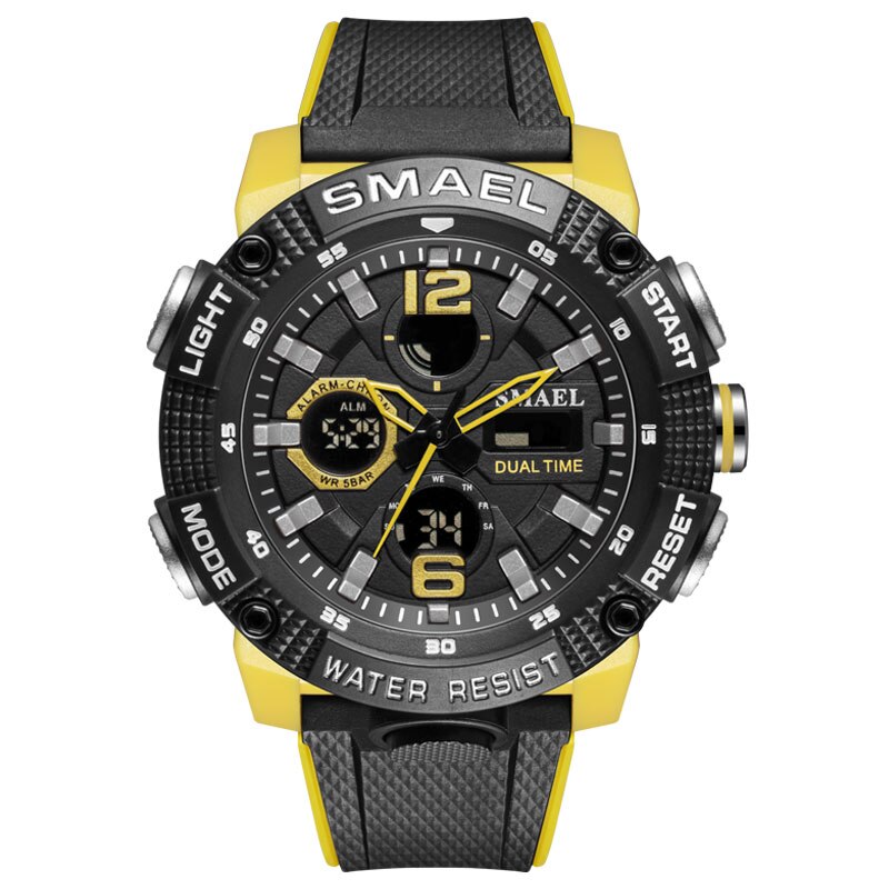 Sport Watches Waterproof 50M SMAEL Top Brand Luxury Watch Alarm Clock For Male Digital 8039 Men&