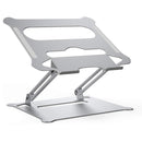 Soporte ajustable de aleación de aluminio para ordenador portátil plegable portátil para Notebook MacBook soporte de ordenador soporte de refrigeración de elevación antideslizante