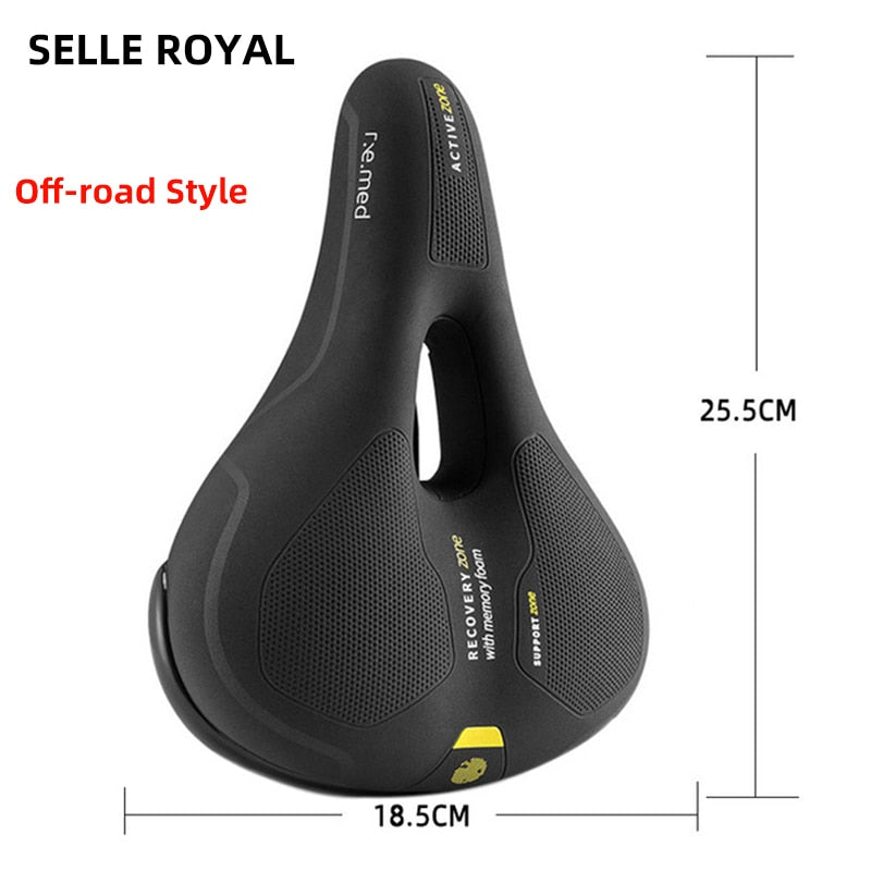 SELLE ROYAL MTB-Fahrrad-Sattelschiene, hohl, atmungsaktiv, regenfest, weich, Memory-Schwamm, Fahrradsattel