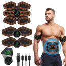 EMS Abdominal Muscle Stimulator Trainer USB Connect Abs Fitness Equipment Training Gear Estimulador Muscular Slimming Massager