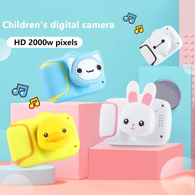 MMN Kinderkamera HD Kamera Video Kinder Spielzeug Kinder Kamera Cartoon Outdoor Fotografie Objektiv schützen mit 8G 16G 32G Speicherkarte