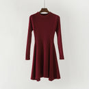 Women Long Sleeve Sweater Dress Women&
