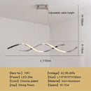 Lámpara nórdica, luces colgantes led modernas para comedor, sala de estar, tienda, lámpara colgante led, accesorio cromado/acabado chapado en oro