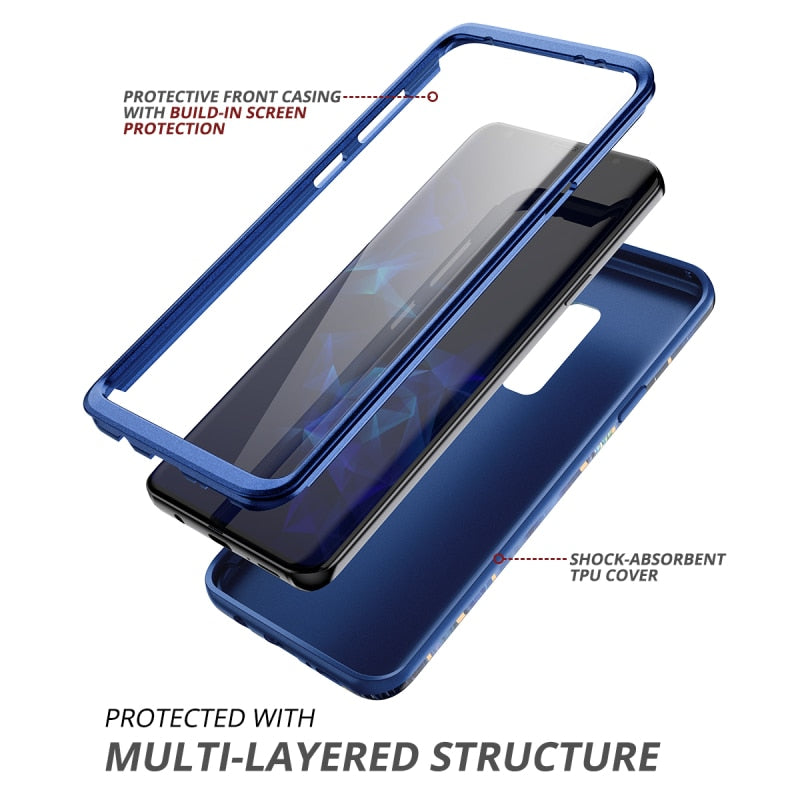 360 Protect case For Samsung Galaxy  S20 Ultra S10 S9 plus S10e  A50 Note 9 10 plus case  Built-in Screen Protector Soft  Cover