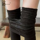 S-XL 8Colors Winter Warme Leggings Frauen Hohe Taille Dicker Samt Legging Solide Allgleiches Leggings Frauen