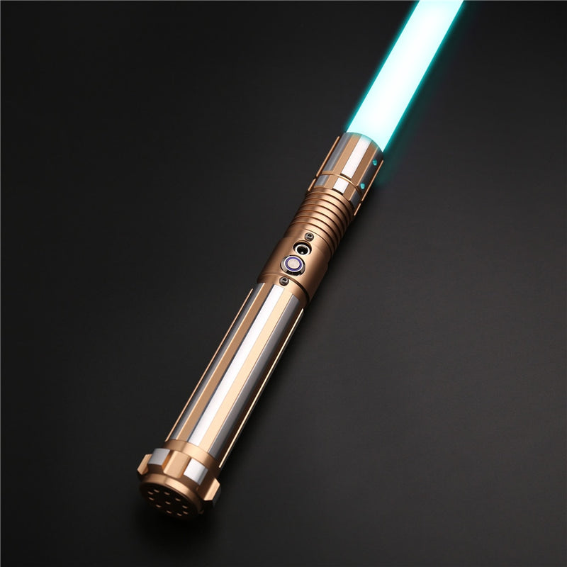 TXQsaber TS015 Balck RGB Lightsaber 82cm Dueling Blade Force FX Light Saber with Sound and LED Light Metal Handle FOC X-mas Toys