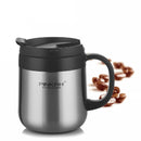 Pinkah 340&amp;460ML 304 Stainless Steel Thermos Mugs Office Cup With Handle With Lid Insulated Tea mug Thermos Cup Office Thermoses
