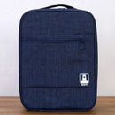 3-lagige Reise-Schuhtasche, tragbarer Organizer, Aufbewahrungstasche, 3 Paar Schuhe, passend für Trolley, Reisegepäck, Handtasche XA48C