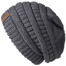 FURTALK Beanie Winter Hats for Women Knitted Slouchy Beanie Hat with Velvet Ladies Warm Winter Cap Korean Red Black Yellow Cap