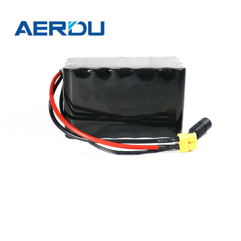 AERDU 3S6P 12V 21Ah 40A BMS orline battery pack 18650 li-ion 3500mah cells XT60 DC5521 400Watt High Power Motor Scooter light