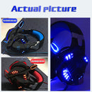 Wired Gaming Headset Headphones Surround sound Deep bass Stereo Casque Earphones with Microphone For Game XBox PS4 PC Laptop