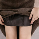 Winter Winter Skirts 2021 Fall Winter Elegant Korean Skirt High Waist Casual Office Ladies Skirt Plus Size Clothes Bottoms