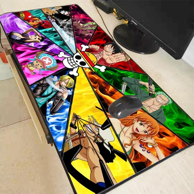 Alfombrilla de ratón de Anime XGZ, alfombrilla de ratón para juegos, alfombrilla de ratón grande de dibujos animados de Anime, alfombrilla de ratón de goma, alfombrilla de teclado, alfombrilla de mesa, alfombrillas de ratón para PC con borde de bloqueo