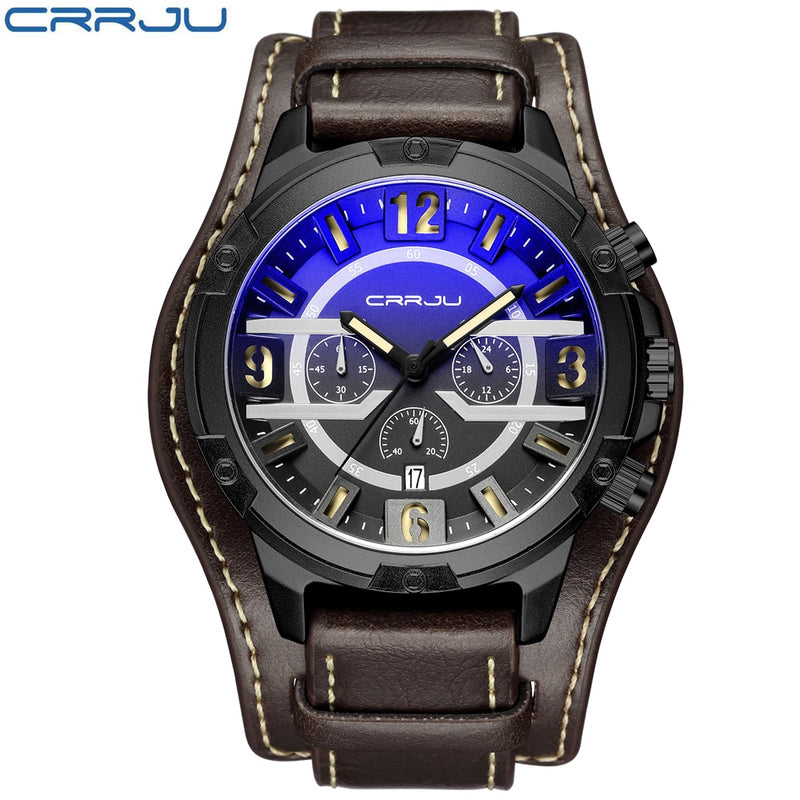 CRRJU 2021, nuevos relojes de moda para hombre con acero inoxidable, marca superior, cronógrafo deportivo de lujo, reloj de cuarzo para hombre, reloj Masculino