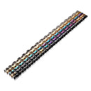 TOPGRILLZ 10mm Stainless Steel Necklace Color Matching Gold Plated Stitching Necklace Hip Hop Rock Fashion Jewelry For Men Women