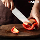 XITUO, 7 Uds., juego de cuchillos de cocina, cuchillo de Chef de acero alemán, cuchillo Santoku japonés, cuchillo de carnicero, cuchillos para pelar, cuchillo para deshuesar, herramienta de cocina