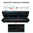 Sellador al vacío automático LAIMENG Sous Vide con bolsas de vacío, máquina de embalaje, paquete de envasado al vacío para alimentos frescos de cocina S198