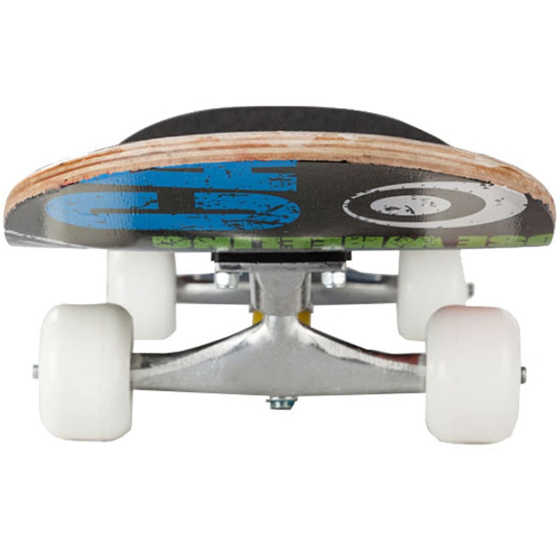 Jusenda Skateboard Double Rocker 80cm Niños Niñas Mini Longboard Complete Teenagers Skate Board Maple Deck With Bearings Wheels