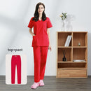 Hospital sala de operaciones negro azul enfermera Scrubs Set salón de belleza trabajo uniforme médico quirúrgico Tops pantalones mascota Doctor ropa de trabajo