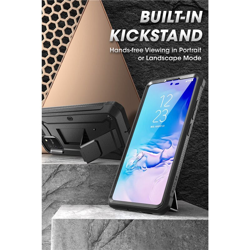 Für Samsung Galaxy S10 Lite Hülle (Version 2020) SUPCASE UB Pro Robuste Ganzkörper-Holster-Abdeckung mit integriertem Displayschutz