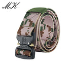 Military Equipment Combat Tactical Belts for Men Army Training Nylon Metal Buckle Waist Belt Outdoor Hunting Waistband