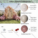 Doubled Dust Pink Boho Wedding Engagement Decoration Chrome Rose Gold Nude Balloons Garland Ballon Arch Global Birthday Decor