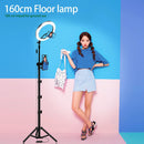 LED Ring Light 16/20/26cm 5600K Dimmable Selfie Ring Lamp With Tripod Phone Holder USB Plug Photo Studio Photography Lighting