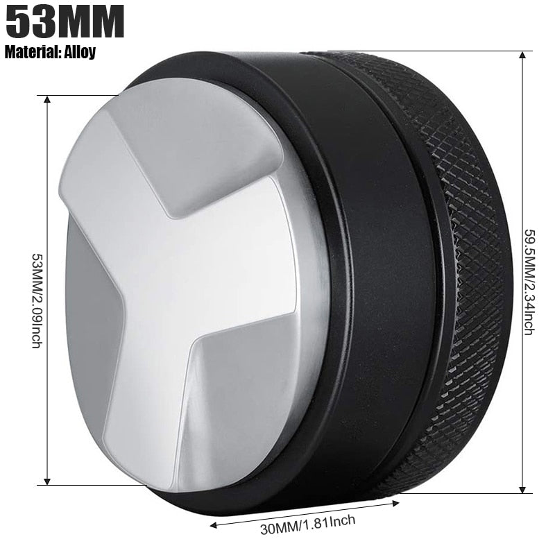 51mm 53mm 58mm 3 Angle Flat Base Coffee Tamper for Espresso Coffee Machines Press Coffee Grinder Cafe Powder Hammer