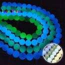 6/8/10mm Natural Stone Luminous Glowing In The Dark Round Beads for Jewelry Making DIY Bracelet Accessories 15inch Mineral Beads