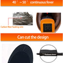 USB Heated Shoe Insoles Electric Foot Warming Pad Feet Warmer Sock Pad Mat Winter Outdoor Sports Heating Insoles Winter Warm