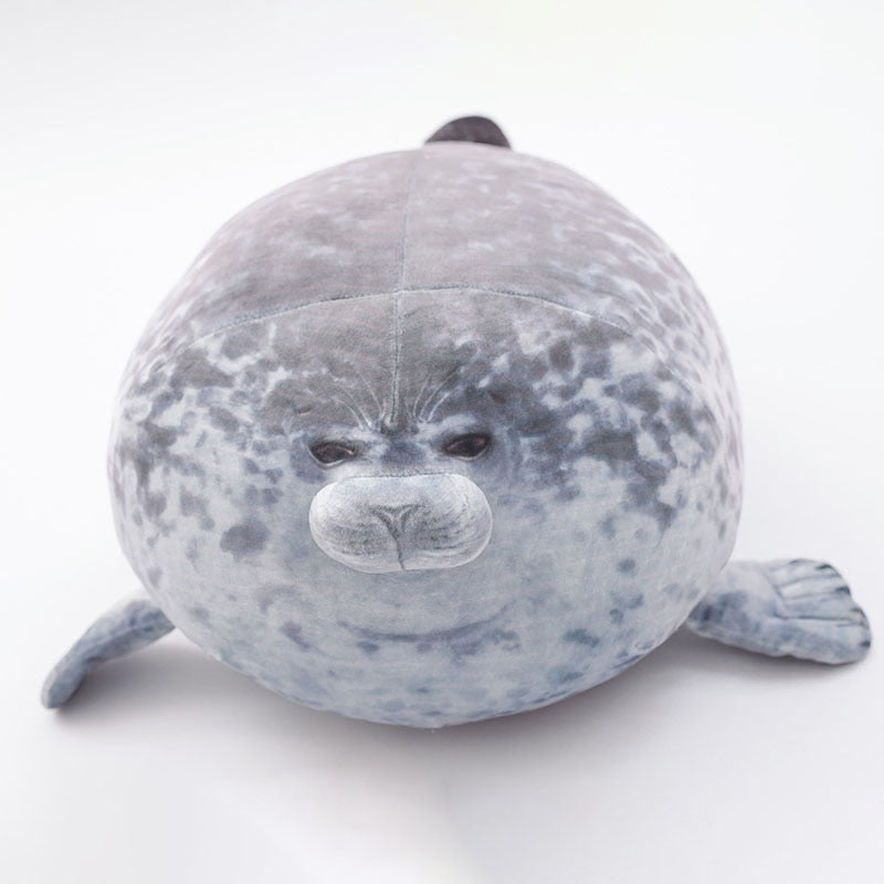 30 cm 40 cm 60 cm lindo sello de peluche de juguete realista vida marina de peluche suave muñeca simulación sello almohada niños juguetes regalo de cumpleaños
