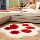 Cute Cat Paw Pattern Soft Plush Carpet Home Sofa Coffee Table Floor Mat Bedroom Bedside Decorative Carpe t Christmas gifts