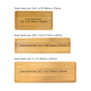 1pc Wooden Bamboo Tray Plant Flower Pot Saucer Rectangle Shape Succulent Cactus Holder Pot Tray Simple elegant Design Home Decor