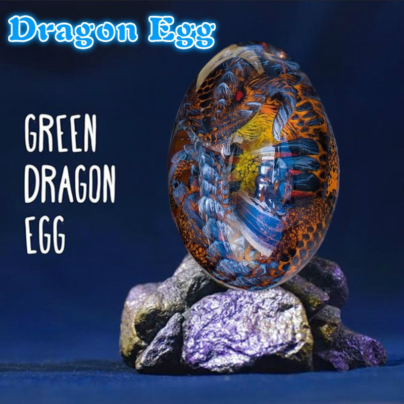 Halloween Decoration Dinosaur Egg Statue Lava Dragon Egg Ornamental Collection Resin Crystal Minerale Gemstone Reiki Home Decor