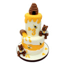 Meibum Silicone Fondant Molds Honeycomb and 3 Bees Cake Decorating Mould Crafts Cupcakes Sugarcraft Candies Clay Pan Baking Tool