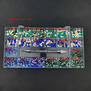 21 rejillas de cristales, diamantes, juego de diamantes de imitación para uñas, 3100 Uds., Kit de diamantes de imitación con reverso plano, arte de uñas brillante con 1 bolígrafo para decoraciones