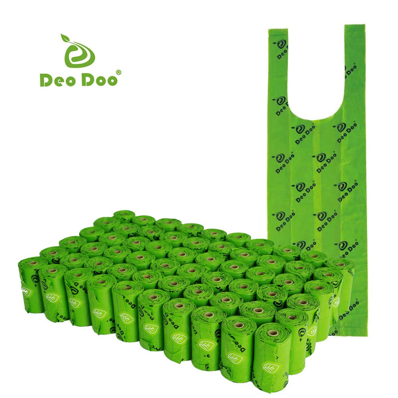 DeoDoo, bolsas biodegradables para caca de perro, bolsa para caca perfumada con biobase a granel, bolsas degradables para desechos de gatos, Bolsas ecológicas para perros, Caca Perro