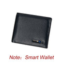 Smart Anti-lost Wallet Tracker  Genuine Leather Men wallets Soft Bluetooth-compatible Leather Purse Male Luxury Men&
