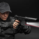 Tactical LED Gun Light Flashlight Red Laser Sight for 20mm Rail Pistol Gun Light Airsoft Light Hunting Shooting Accessory