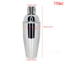 11Pcs Bar Set 750ML Cocktail Shaker Set With Stylish Wooden Stand And Recipes Booklet Perfect Home Bartending Kit with Bar Tools